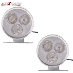 AllExtreme EX1WRBS 2 Pcs 3 LED 5W Red &a; Blue Round Strobe Police Warning Flash LED Light Set image 3