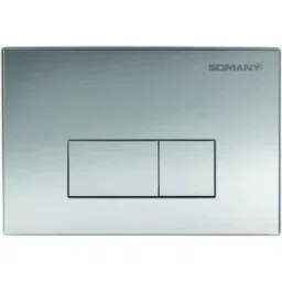 Somany GLADE 8L Chrome Finish Square Press Panel Dual Flush Tank-picture-25