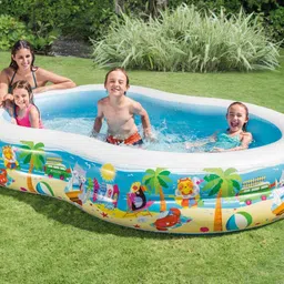 azin 56490 Swim Center Paradise Pool Inflatable Swimming Pool image 2