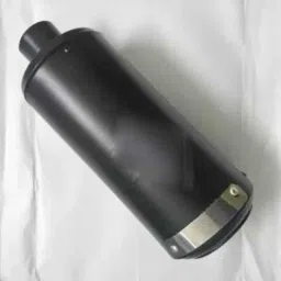 RA Accessories Racing Mild Steel Black Universal Bike Slip-on Exhaust System, RAAF3CO3 image 2