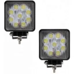 JBRIDERZ Bike 9 Led Square 2 Pcs Fog Light For Royal Enfield Thunderbird Storm image 2