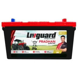 Livguard Pradhan Xtra Life 100Ah 12V C20 Black &a; Red Left Layout Battery with 24+24 Months Warranty for Tractors, LGPX TR10048 L-picture-32