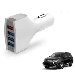 Kozdiko 36W 4.1 White USB Car Fast Charger with 4 Ports for Mitsubishi Outlander-picture-11