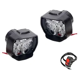 AOW LED Fog Light White Spot Beam Driving Lamp (18W Pack of 2) with Switch for Yamaha YBR 250-picture-39