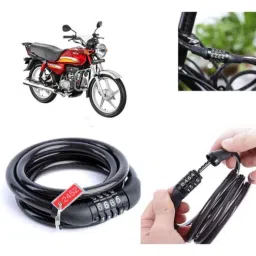 Auto Pearl PVC &a; Plastic Black Combination Cable Lock for CD Dawn, 588-picture-48