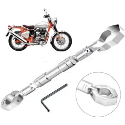 Auto Pearl Aluminium Multicolour Motorcycle Handlebar Middle Rod for Bullet-Trials-500-picture-11