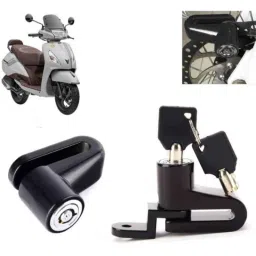 Auto Pearl Steel Heavy Duty Anti Theft Disc Brake Lock for Jupiter classic, Lock_673-picture-18