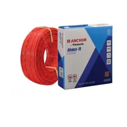 Anchor 1 Sqmm Red EFFR Project Coil Flexible Cable, P-96139, Length: 270 m-picture-25