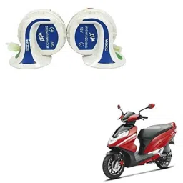 Kozdiko 2 Pcs 18-in-1 White Mocc Scooty Digital Tone Magic Horn Set for Hero Dare-picture-10