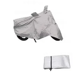 Kozdiko Silver Bike Body Cover with Mirror Pockets for Bajaj Pulsar 150, kozd_14423 image 4