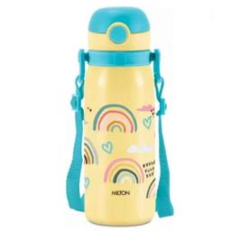 Milton Companion 435ml Hot &a; Cold Thermosteel Kids Sipper Bottle with Straw, TTPMLNCOMPANION450-picture-15