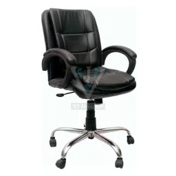 VJ Interior 19 inch 16 kg Extra Padded Low Back Leather Office Visitor Chair, VJ-388-picture-26