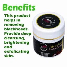 Indopower DD223 100g Coffee &a; Chocolate Facial Scrub with 500g Root Activator Shampoo Combo Pack image 4