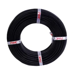 TWC Lite 0.75 Sqmm Black PVC Insulated Copper Conductor FR Industrial Cable, Length: 45 m-picture-40
