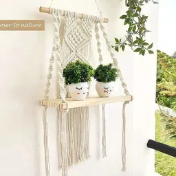 rajdeep collection Macramé Wooden Wall Hanging.(MADE IN INDIA) image 2