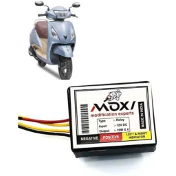 Auto Pearl 12V Black Front &a; Rear Flasher Indicator Light for Jupiter Grande-picture-38