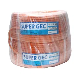 Super GEC 1 Sqmm 2 Core Copper Red Ultrasoft Halogen Wire, 28-38, Length: 64 m-picture-48