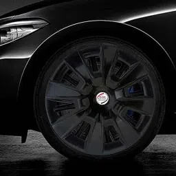 Auto Pearl 4 Pcs 14 inch ABS Black Car Wheel Cover Set for Honda Amaze Type 1 image 3