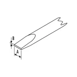 Facom 355mm Xpert Screwdriver for Slotted Head Screws, E160103 image 2