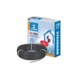 Standard 4 Sq mm 90m Black PVC FR Industrial Cables by Havells, WSFFDNKA14X0 image 1