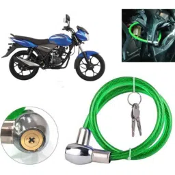 Auto Pearl PVC &a; Plastic Green Heavy Duty Cable Lock for Discover 110, 345-picture-45