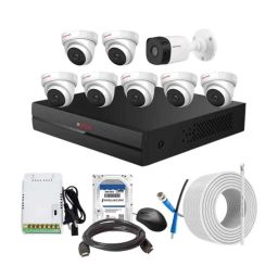 CP Plus 2.4MP Indoor &a; Outdoor CCTV Combo Kit with 8Ch DVR, 1 Bullet 7 Dome Camera, 8Ch SMPS, 70m Cable, 1TB HDD &a; Connector-picture-34