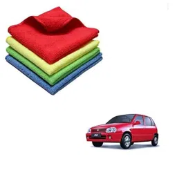 Kozdiko 40x40cm 300GSM Microfiber Cleaning Cloth for Maruti Suzuki Zen (Pack of 4)-picture-11