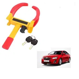 Kozdiko Steel Yellow &a; Red Anti-Theft Heavy Duty Car Wheel Tyre Lock Clamp for Chevrolet Cruze-picture-37