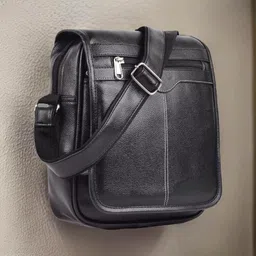 jairaj Black Men Sling Bag Men Sling Bag extra large-picture-15