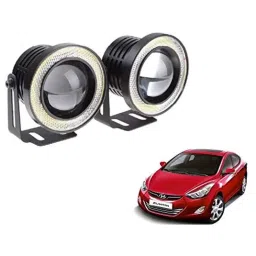 Kozdiko 2 Pcs 15W 3.5 inch High Power White LED Projector COB Fog Light Set with White Angel Eye Ring for Hyundai Elantra, koz_72623-picture-36
