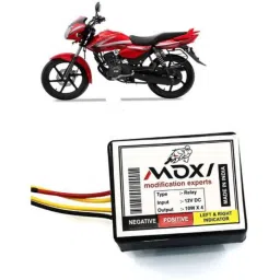 Auto Pearl 12V Black Front &a; Rear Flasher Indicator Light for Phoenix 125-picture-45