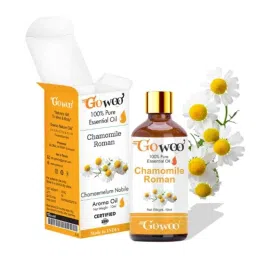 GoWoo 2 Pcs 10ml Natural Chamomile Roman Aroma Oil &a; 100ml Bhringraj Carrier Oil Set, GWOC331-P12+P170 image 2