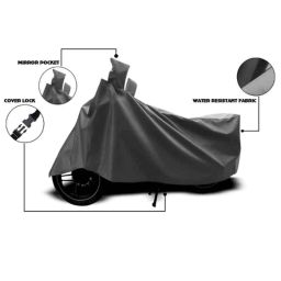 Mobidezire Grey Scooty Body Cover for Below 150 CC-picture-19