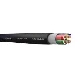 Havells 4 Sqmm 6 Core Black PVC Insulated Flexible Industrial Shielded Cable, WHSFDSKG64X0, Length: 100 m-picture-29