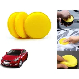 Auto Pearl Polyurethane Beige Washing &a; Waxing Polish Foam Sponge for Elantra (Pack of 3)-picture-47