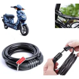 Auto Pearl PVC &a; Plastic Black Combination Cable Lock for Electric AXLHE-20, 606-picture-44