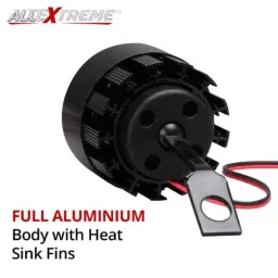 AllExtreme EX9HWS2 2 Pcs 9 LED 9W White Round Waterproof Mirror Mount Adjustable Angle Spot Beam Fog Light Set with Handlebar Switch image 2