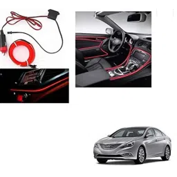 Kozdiko 12V Red Car Interior Decor Neon Strip Light for Hyundai Sonata-picture-33