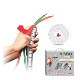 Noveau Safe-T-1ST 40mm 1.5mm Virgin HDPE White Cable Zipper with Colour Box, NSFZ40WT1105-picture-33