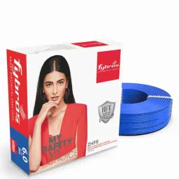 Fybros 6 Sqmm 90m Blue Single Core ZHFR Industrial Cable, FWC1051-picture-29