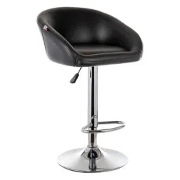 Chair Garage PU Leatherette Black Adjustable Height Bar Stool, CG07-picture-28