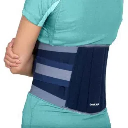 Pristyn Care Cotton Lumber Sacral Spinal Brace Lower Back Support Belt for Back Pain Relief, Size: XXL-picture-31