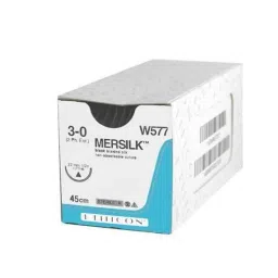 Ethicon NW5064 12 Pcs 3-0 Black Mersilk Suture Box, Size: 22 mm-picture-18