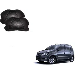 Kozdiko 2 Pcs Memory Foam Black Neck Rest Cushion Pillow Set for Mahindra Quanto, KOZ_6096-picture-29