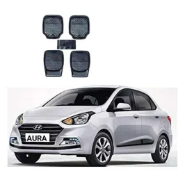 Kozdiko 5 Pcs 3G Honey Rubber &a; PVC Beige Heavy Car Foot Mat Set for Hyundai Aura, koz_56802-picture-32