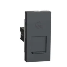 Schneider Electric Unica Pure 1 Module Volcanic Grey RJ45 Socket with Shutter, UNSRJ45_1M_GY-picture-29