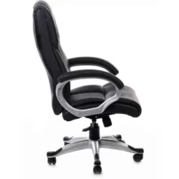 Adiko Leatherette Black High Back Knock Down Executive Revolving Office Chair, ADVN 1113 image 4