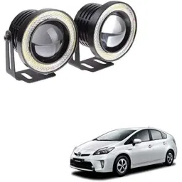 Kozdiko 2 Pcs 15W 3.5 inch High Power White LED Projector COB Fog Light Set with White Angel Eye Ring for Toyota Prius, koz_72543-picture-33