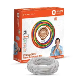 Orient Diamond 1.5 Sqmm White Single Core PVC Insulated Copper Conductor Unsheathed FR Cable, 711FRC5W0150D, Length: 90 m-picture-25