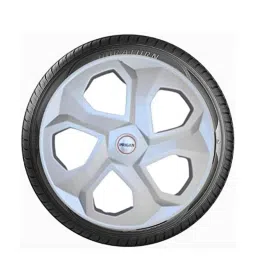 Prigan 4 Pcs 16 inch Polypropylene Silver Wheel Cover Set for Maruti Scross, New Brezza Silver 16 image 4